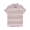 UGA Block G White, Red & Black Beech Stripe Polo