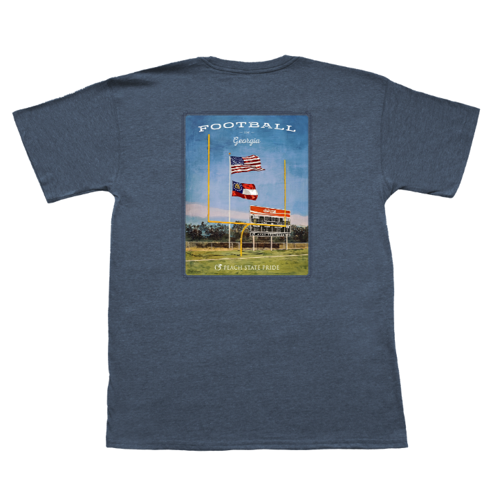 Football in Georgia Short Sleeve Tee