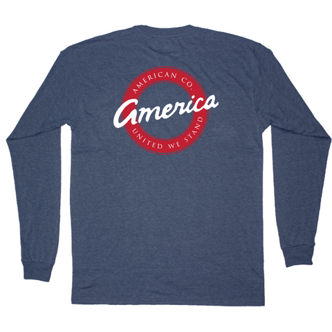 American Patch Long Sleeve Tee