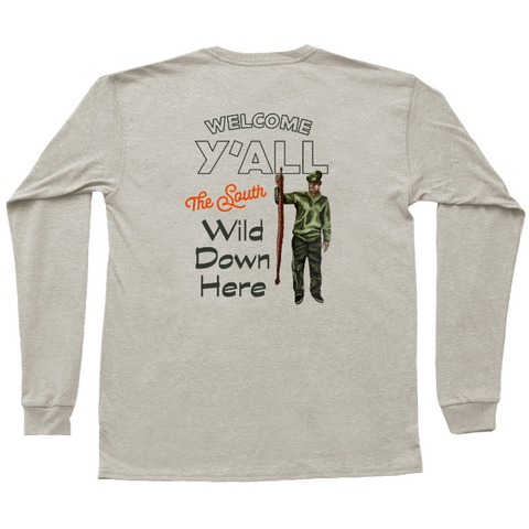 Wild Down Here Short Sleeve Pocket Tee