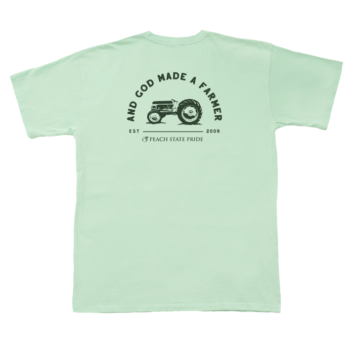YOUTH - And God Made A Farmer Short Sleeve Tee