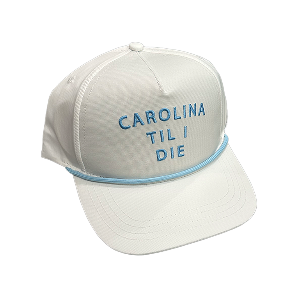 'CAROLINA TIL I DIE'  5 Panel Performance Rope Hat