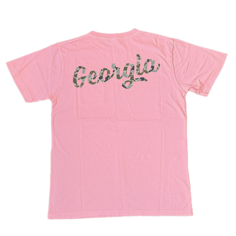 Flags Over Georgia Short Sleeve Tee